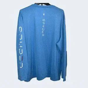 Spyder Men's Long Sleeve Rash Guard - UPF 50+ Sun Protection, Quick Dry, Breathable